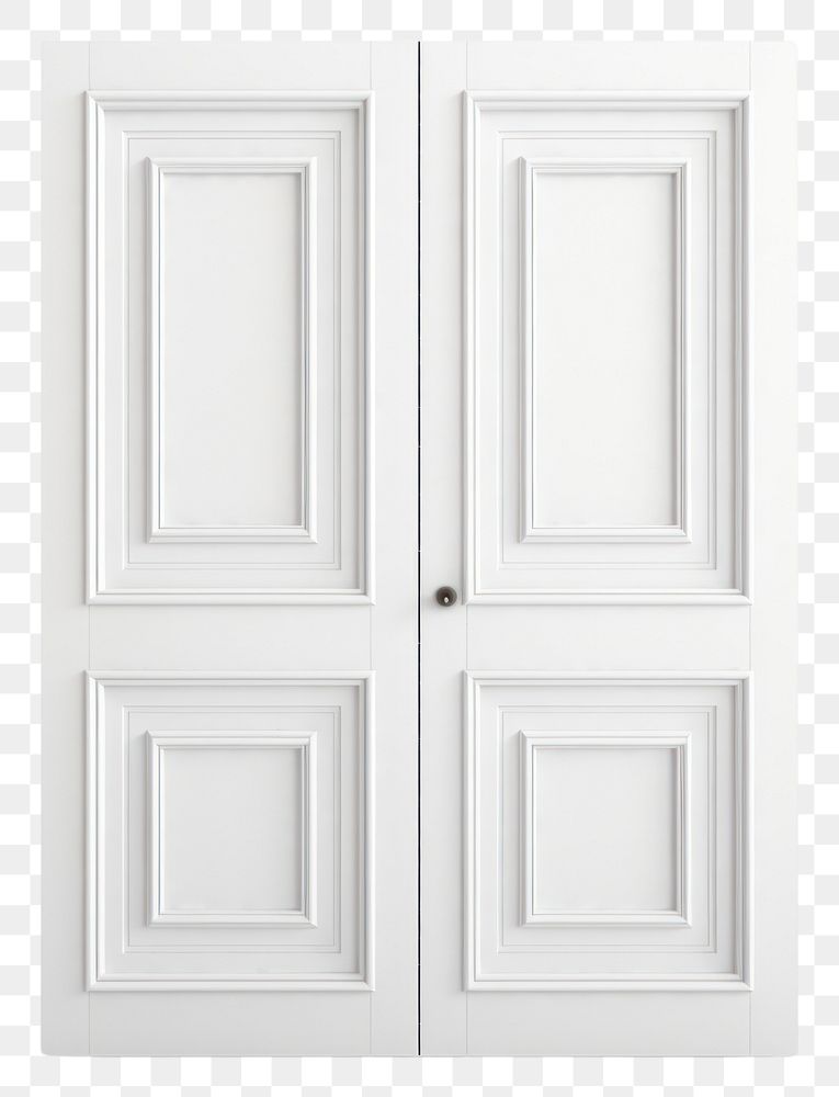 PNG White wooden door architecture white background protection.