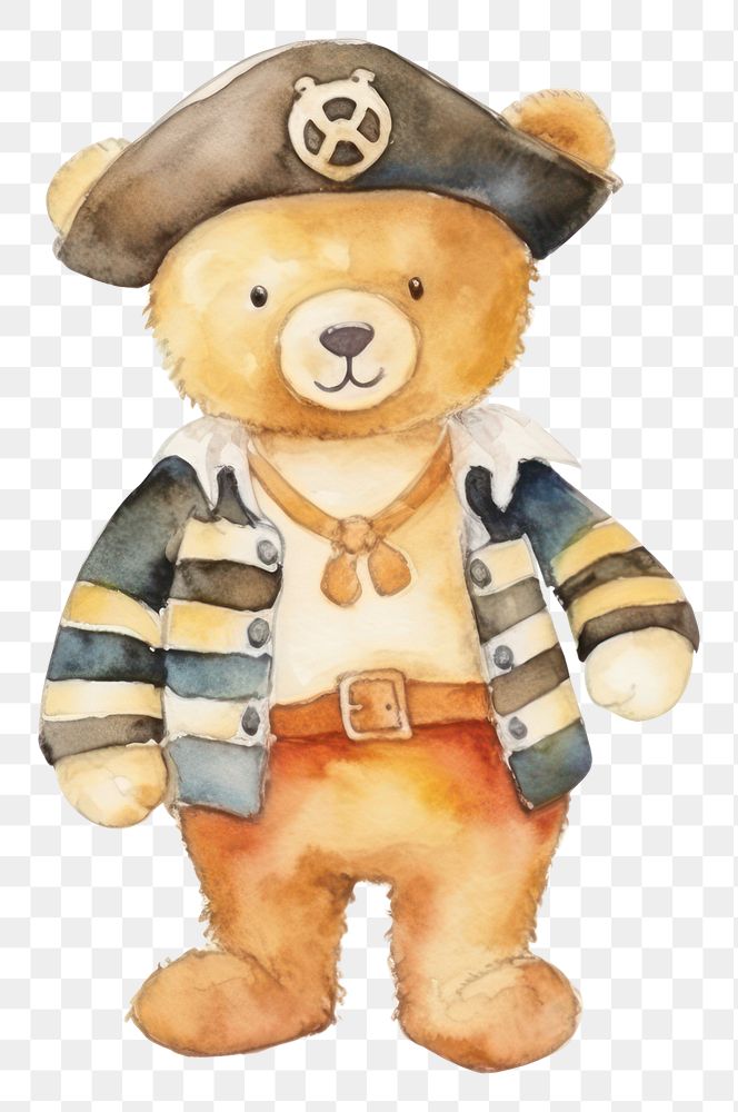 PNG  Teddy bear toy white background representation.