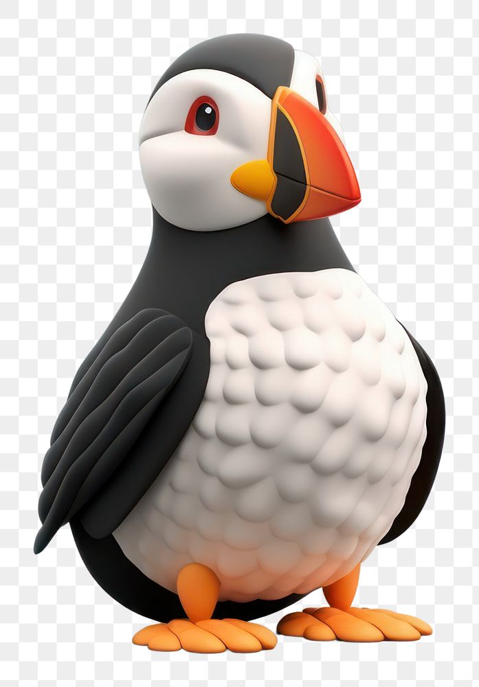 PNG Puffin animal bird toy.