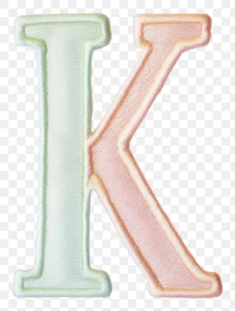 PNG Patch letter K text white background alphabet.