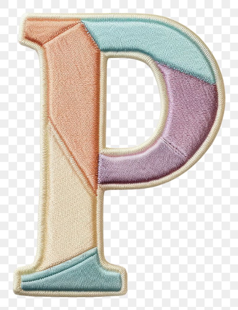 PNG Patch letter P text white background pattern.