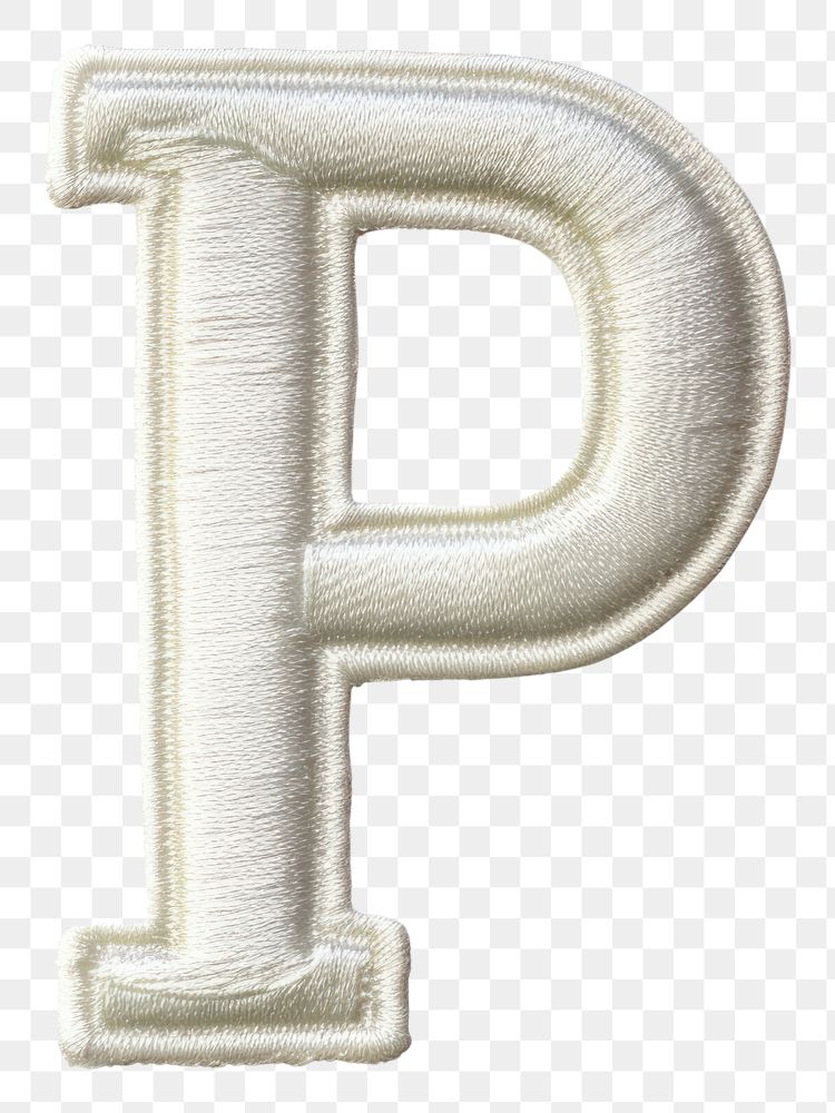 PNG Patch letter P text white background letterbox.