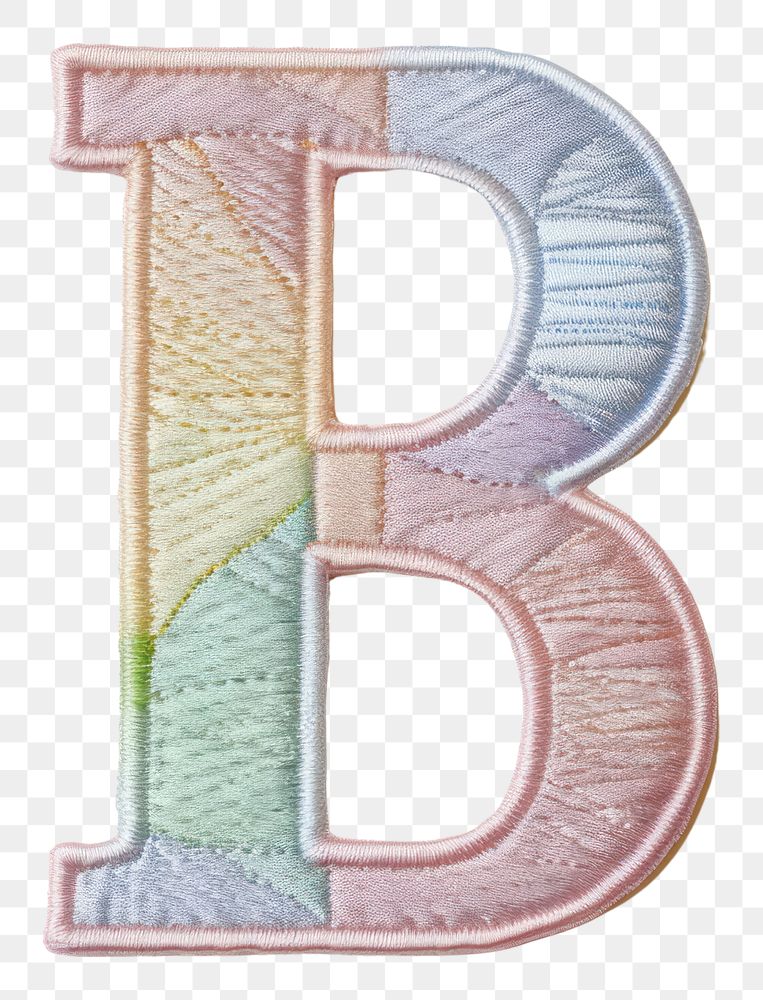 PNG Patch letter B text white background creativity.