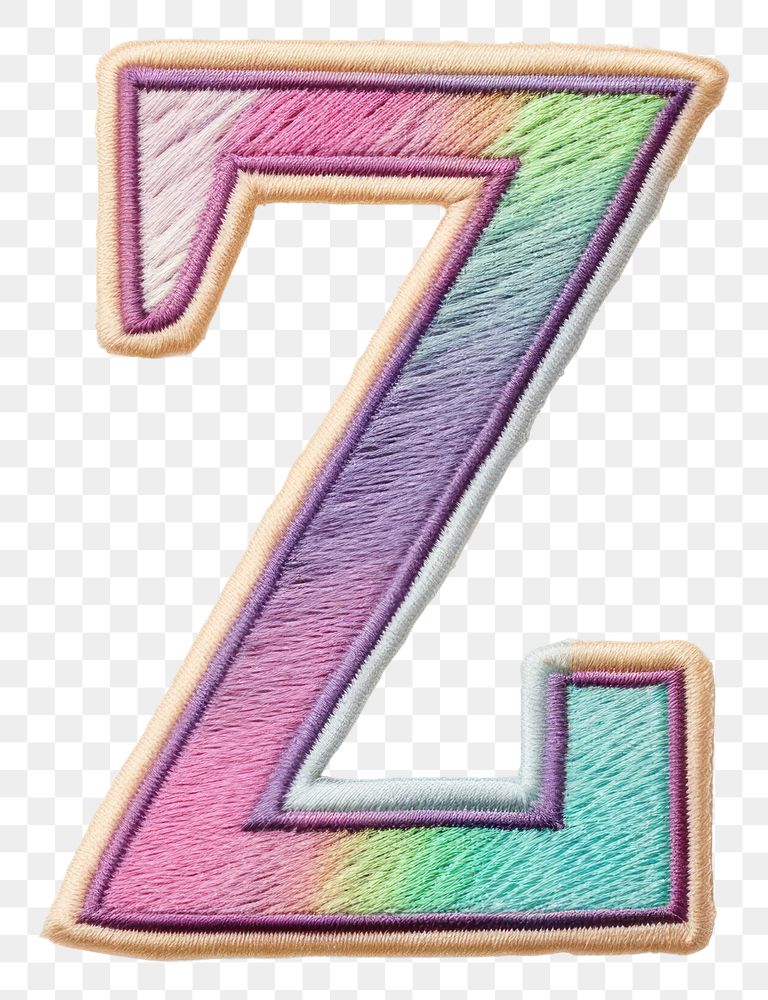 PNG Patch letter Z text white background creativity.