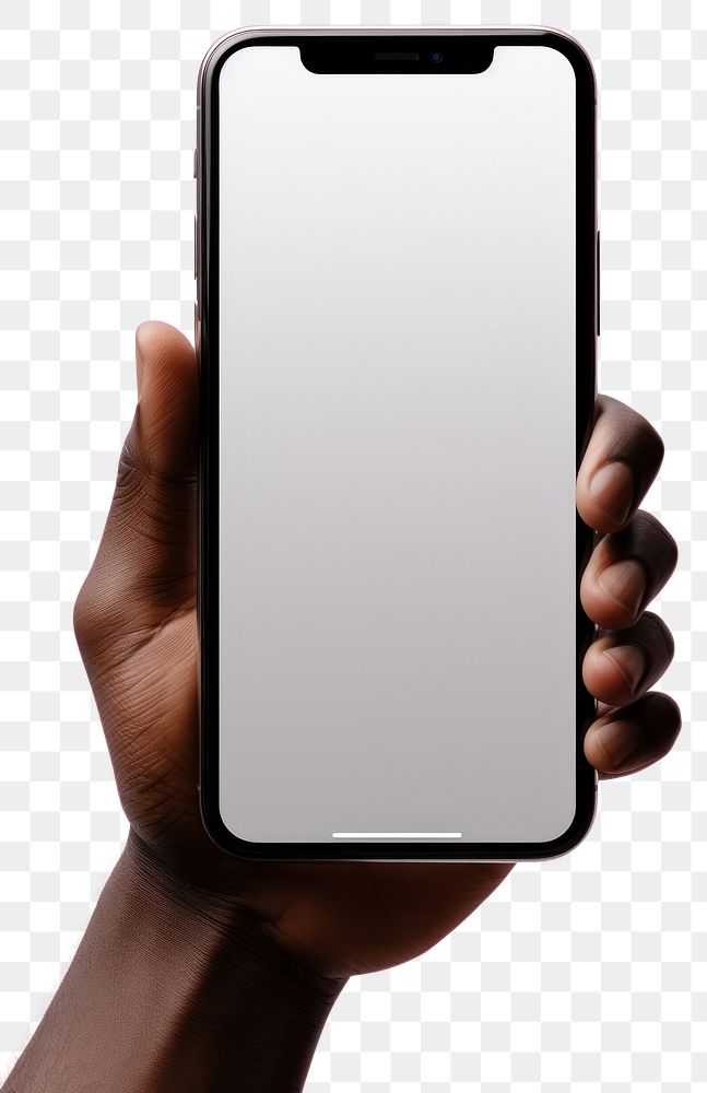 PNG Phone screen iphone hand.
