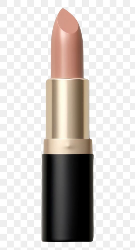 PNG Beige lipstick cosmetics white background glamour.