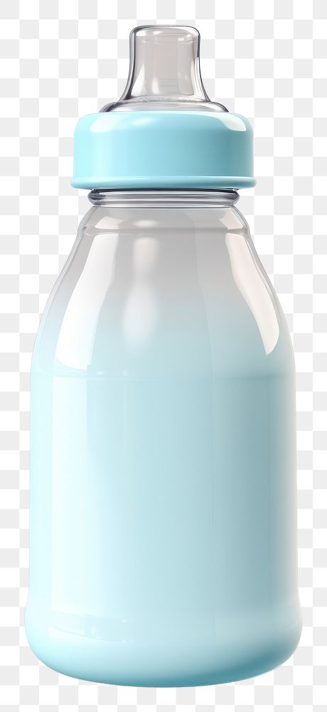 PNG Baby bottle with lid milk white background refreshment.