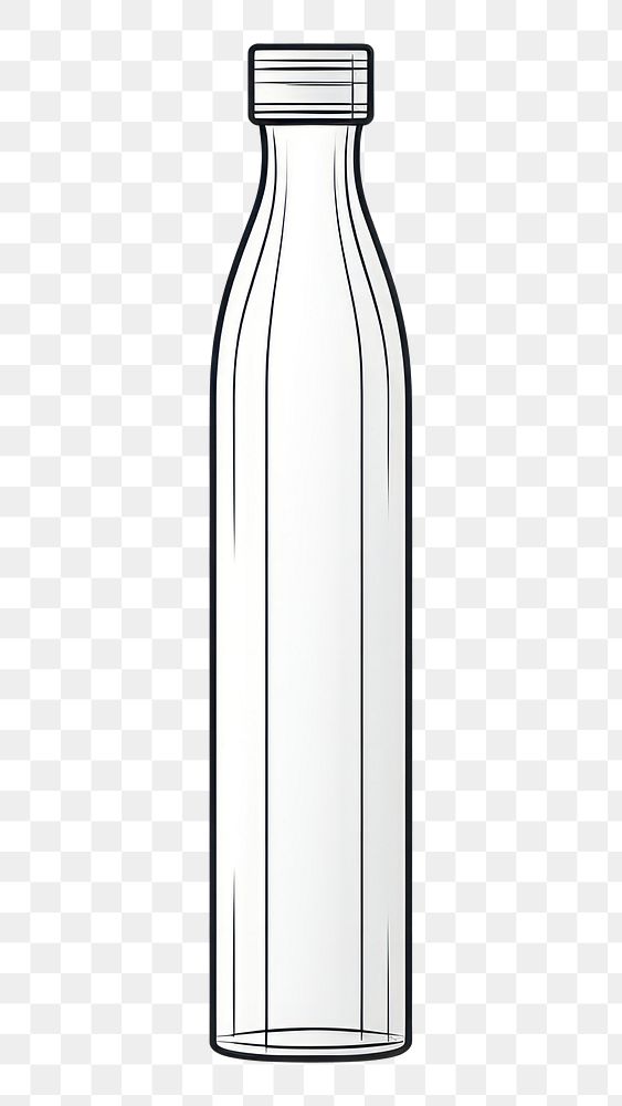 PNG Bottle glass white background transparent.