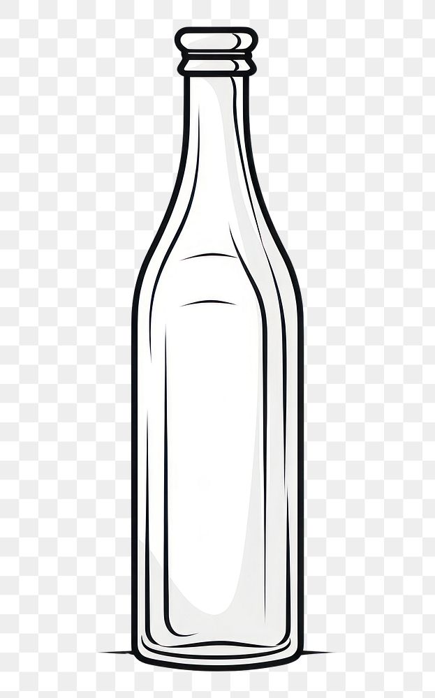 PNG Bottle sketch glass drink.