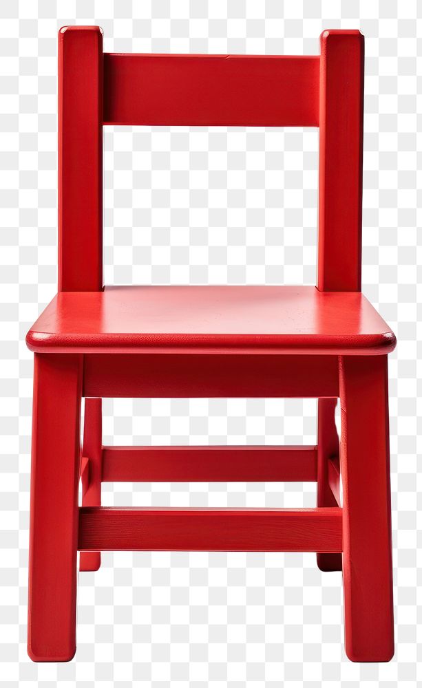 PNG Chair furniture wood red.
