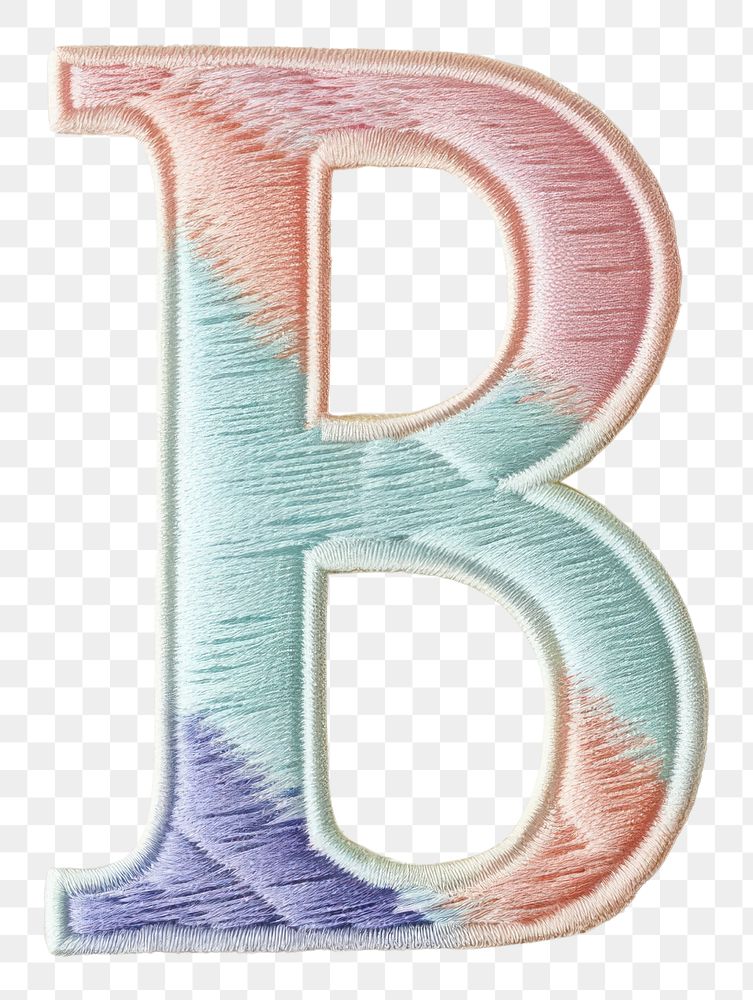 PNG Patch letter B number text creativity.