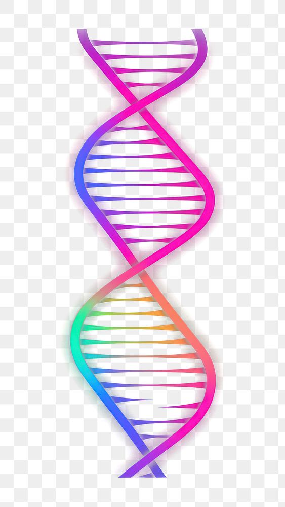 PNG Dna icon neon abstract purple.