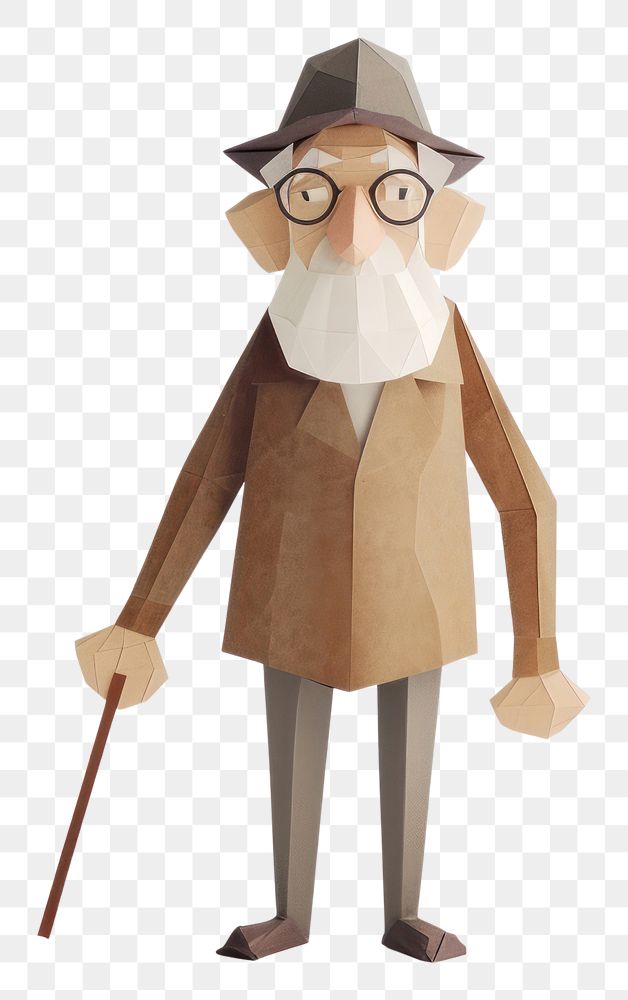 PNG Old man adult white background representation.