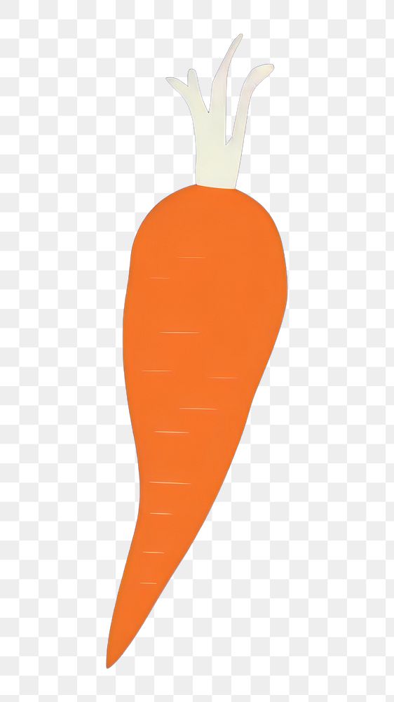 PNG Illustration of a simple carrot vegetable food blue.