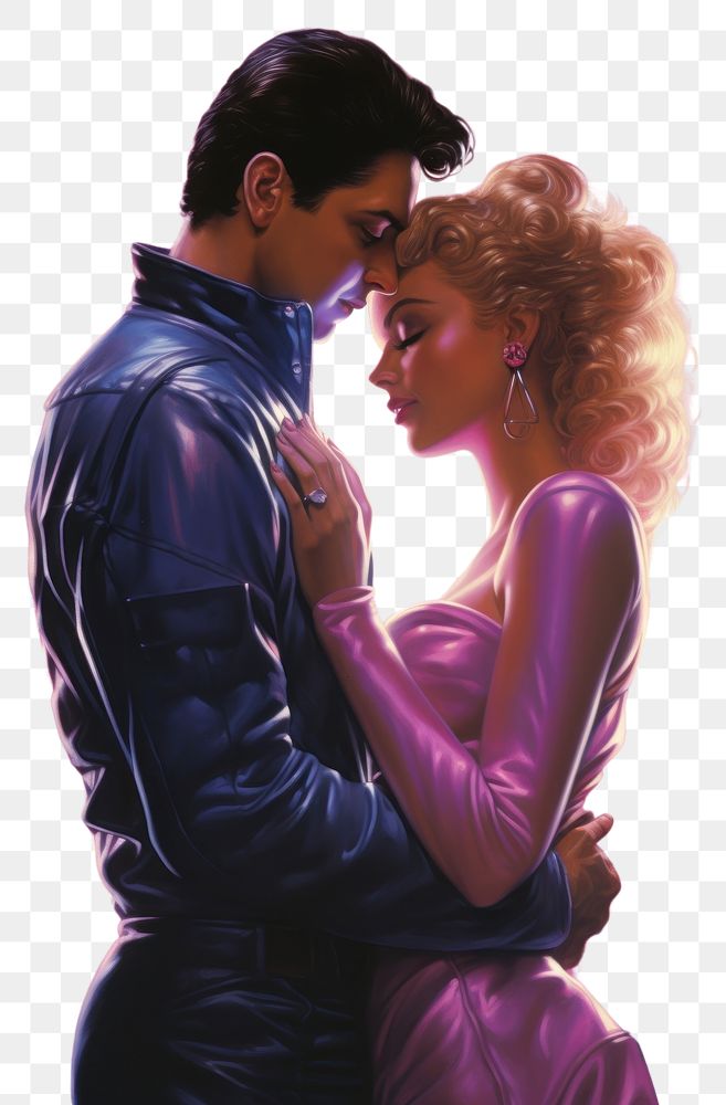 PNG Pink of love fiction kissing purple.