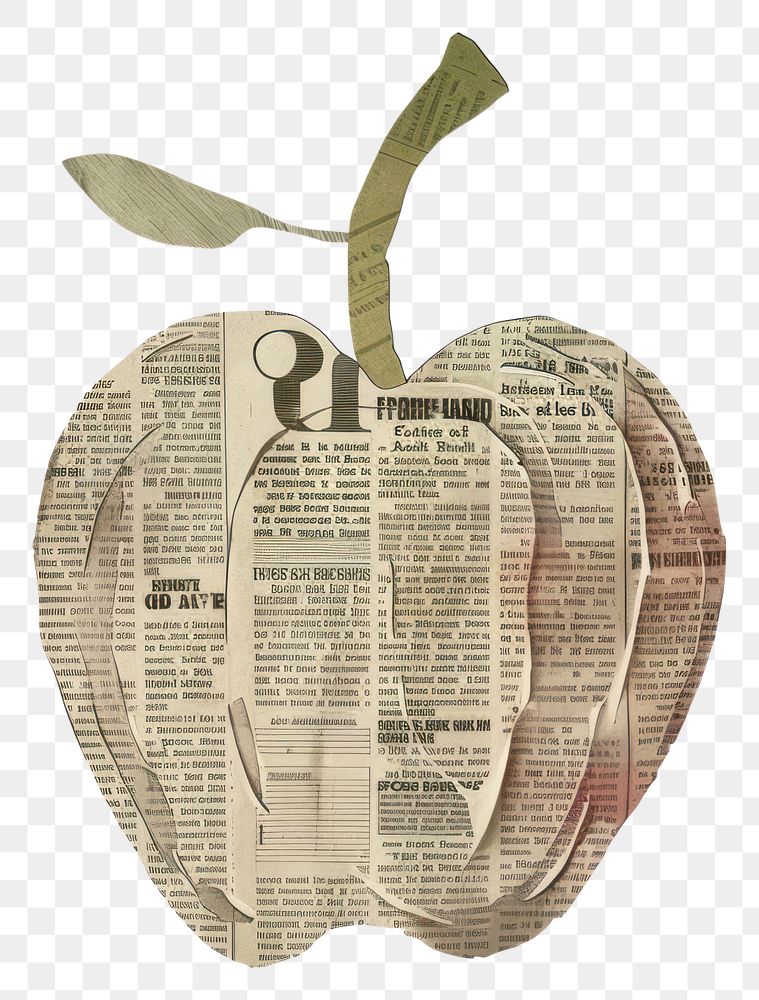 PNG Paper apple text leaf vegetable