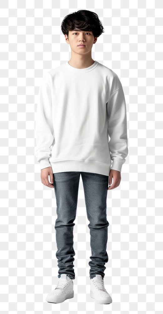 PNG Teenager long sleeve streetwear mockup sweatshirt individuality architecture.