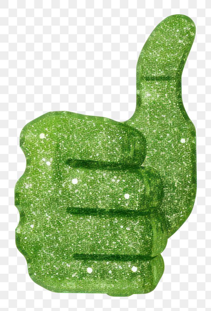 PNG  Green thumbs up icon finger hand food.