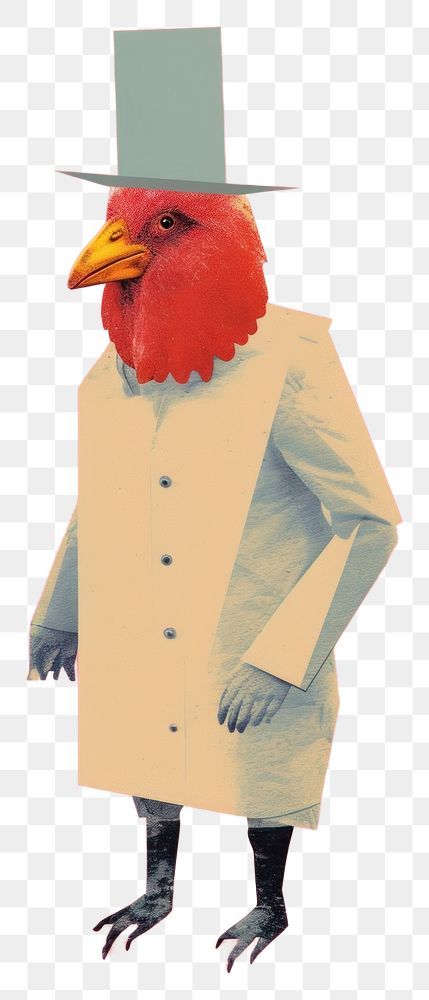 PNG Chef chicken animal adult bird.