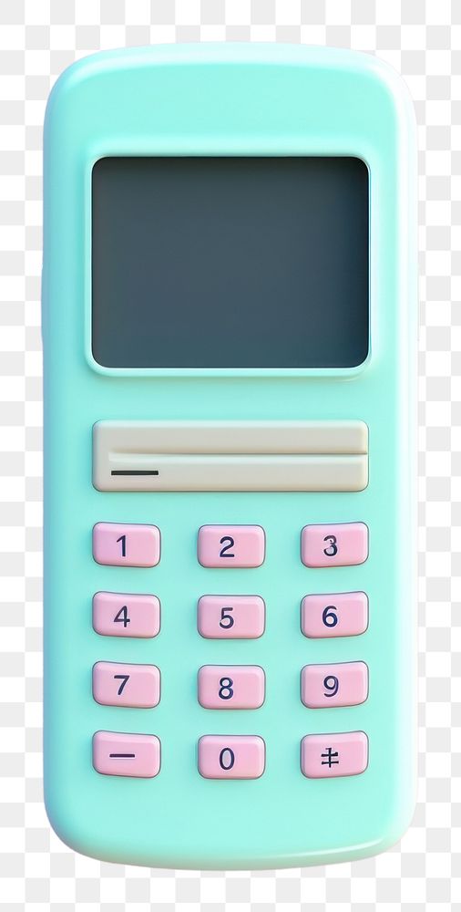 PNG Mobile smart phone mathematics electronics calculator.