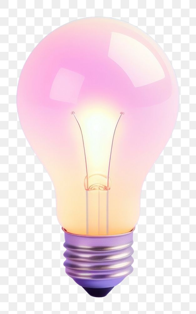PNG Light bulb lightbulb electricity illuminated