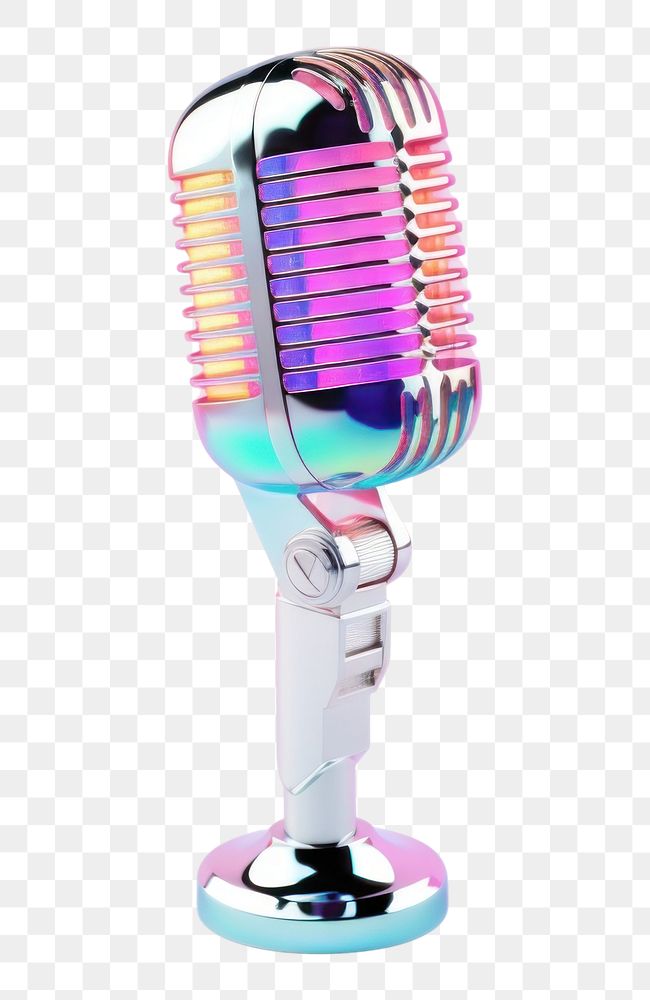 PNG Technology microphone purple metal.