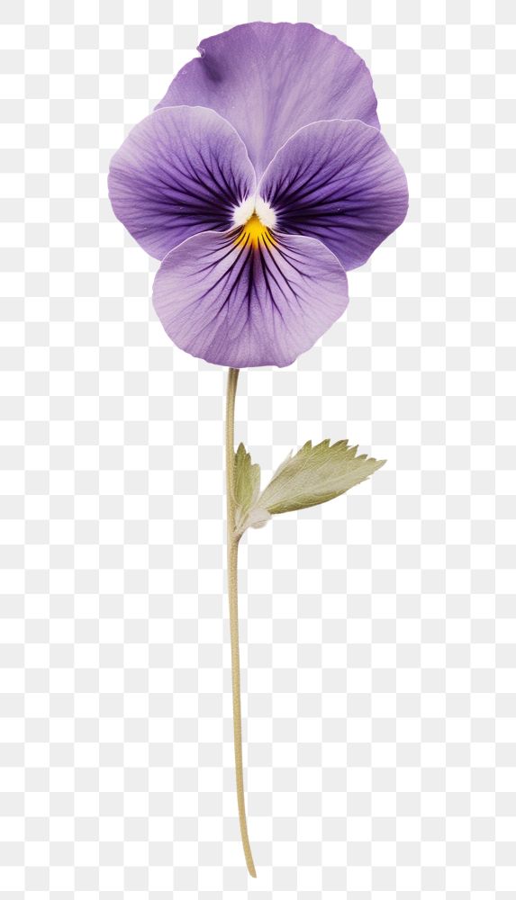 PNG Pressed pansy flower plant inflorescence