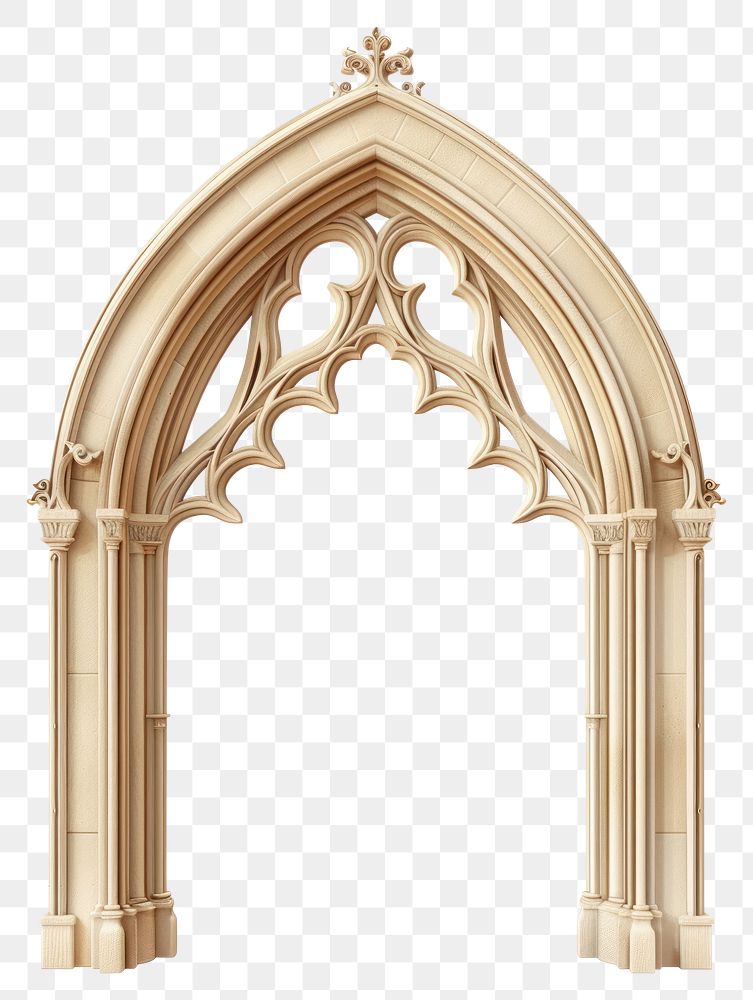 PNG  Minimal gothic arch architecture white background spirituality