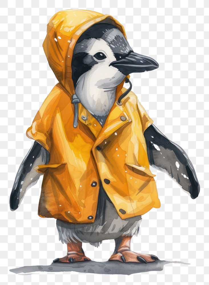PNG Penguin sketch protection wildlife.