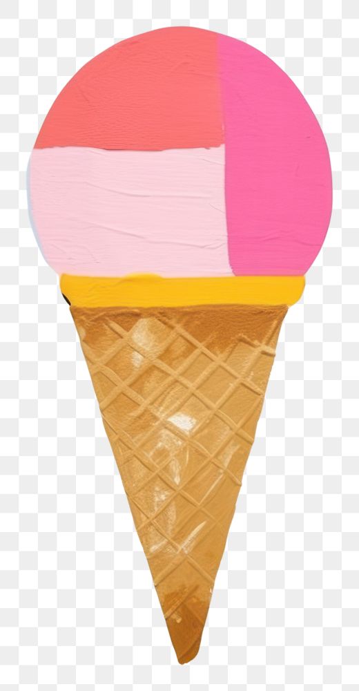 PNG Geometry ice cream dessert food art.