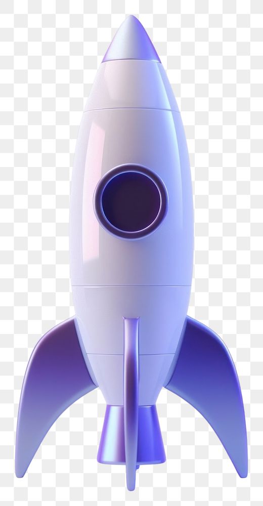 PNG White rocket aircraft vehicle purple.