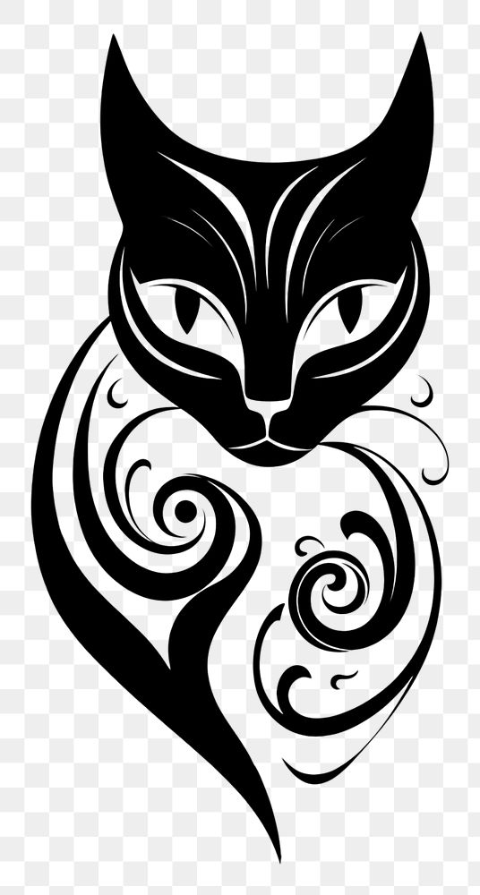PNG Cat logo animal mammal.