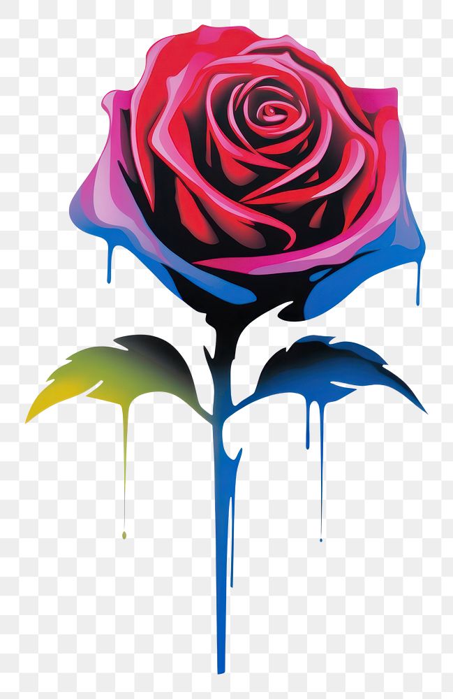 PNG Rose flower plant art.