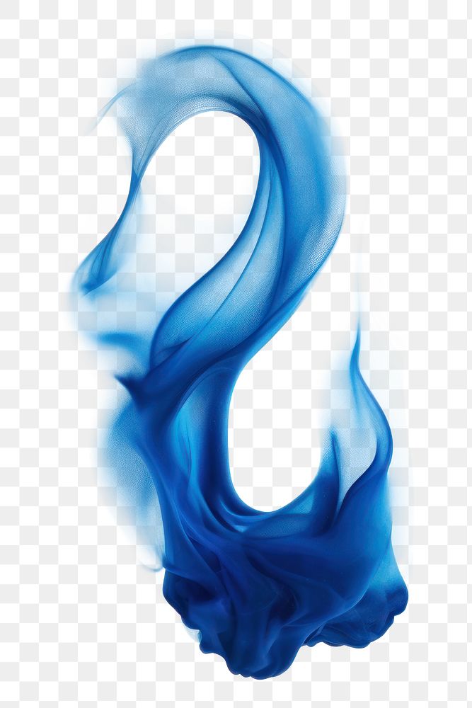 PNG Blue flame smoke font fire
