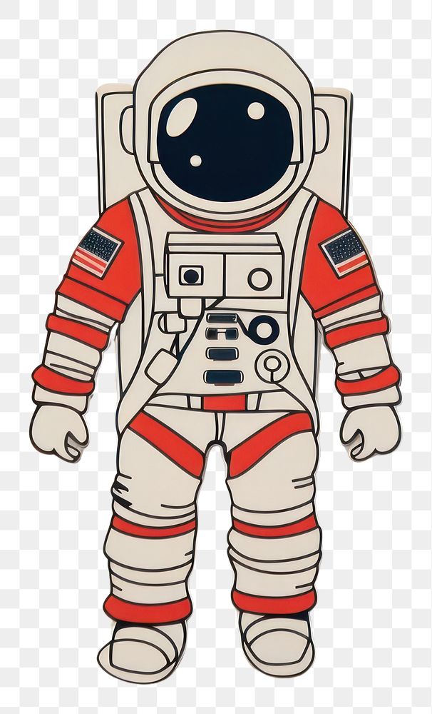 PNG Astronaut representation cartoon person.