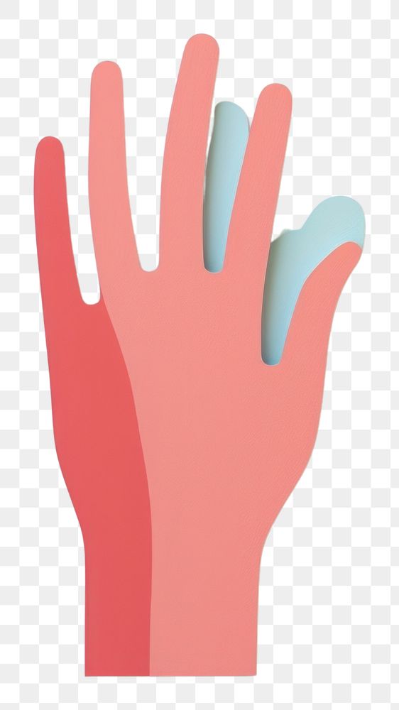 PNG Illustration of a hand glove creativity gesturing.