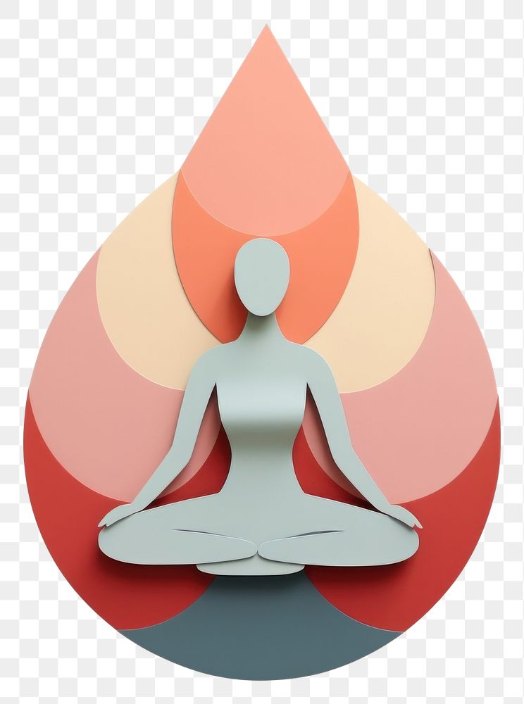PNG Yoga spirituality cross-legged creativity.