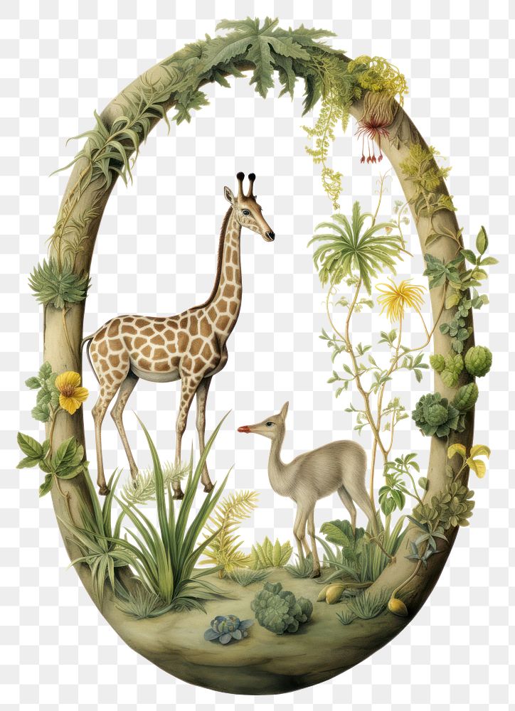 PNG Jungle animal giraffe mammal.