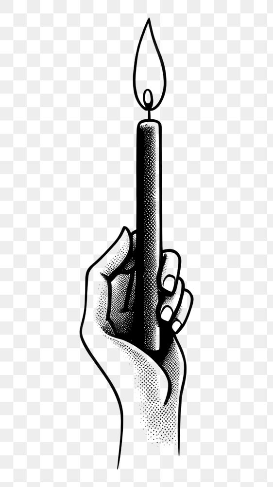 PNG Hand holding candle illuminated | Premium PNG - rawpixel