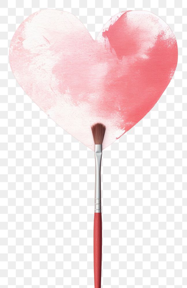 PNG Brush heart creativity lollipop.