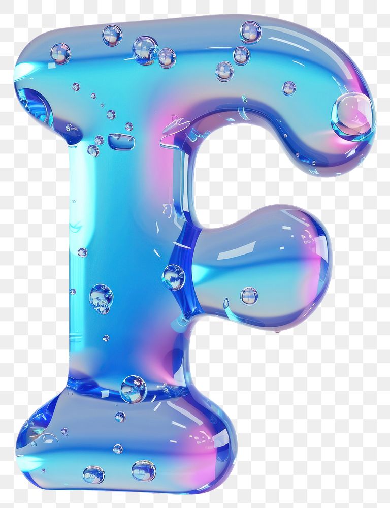 PNG Letter F number bubble symbol.