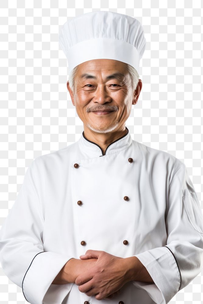 PNG Adult chef happiness portrait.