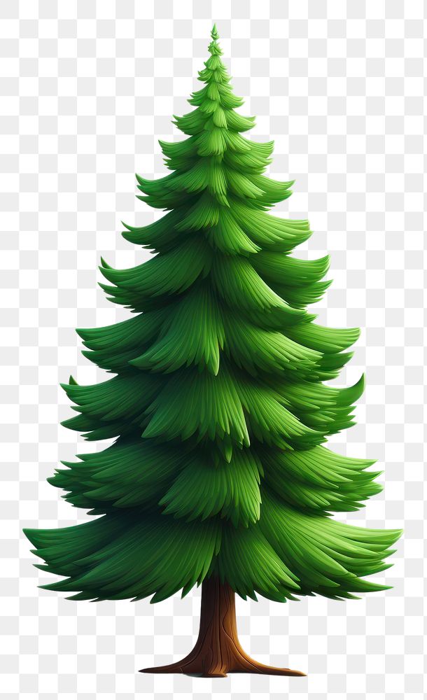 PNG Pine tree christmas plant green