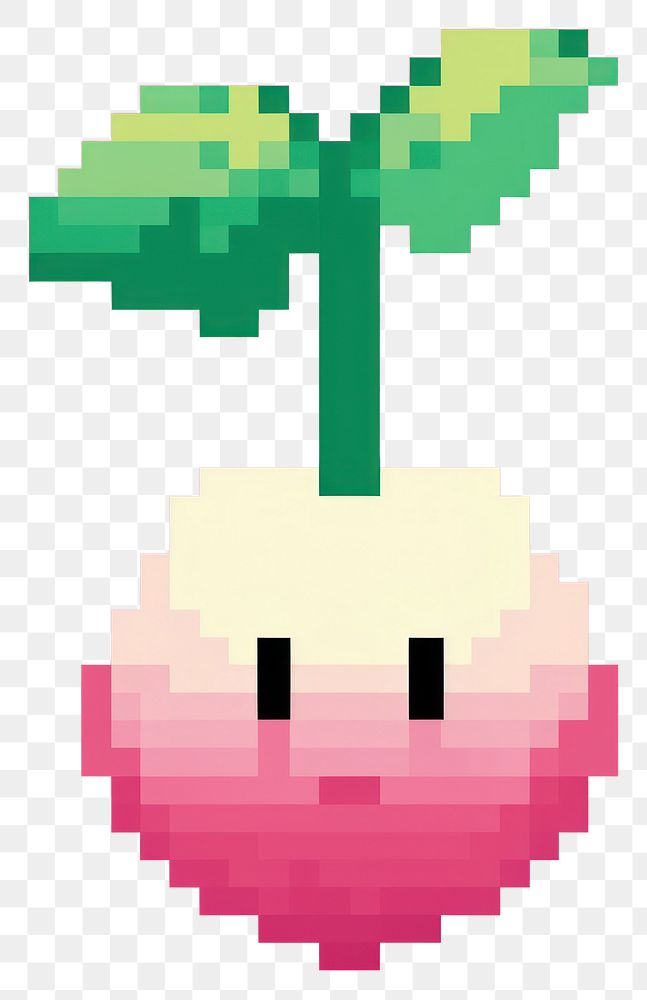 PNG Cherry graphics art pixelated.