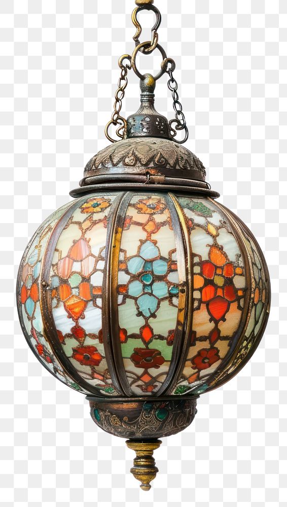 PNG Ottoman painting of lantern chandelier lamp white background