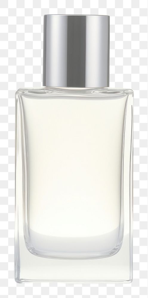 PNG Glass perfume bottle mockup cosmetics studio shot simplicity.