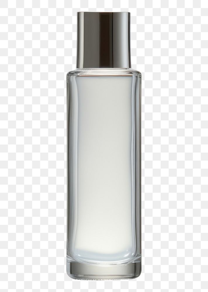 PNG Glass perfume bottle mockup cosmetics studio shot still life.