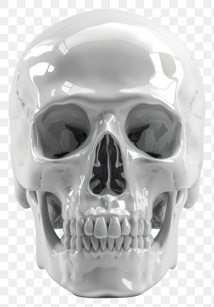 PNG A human skull white background anthropology monochrome.