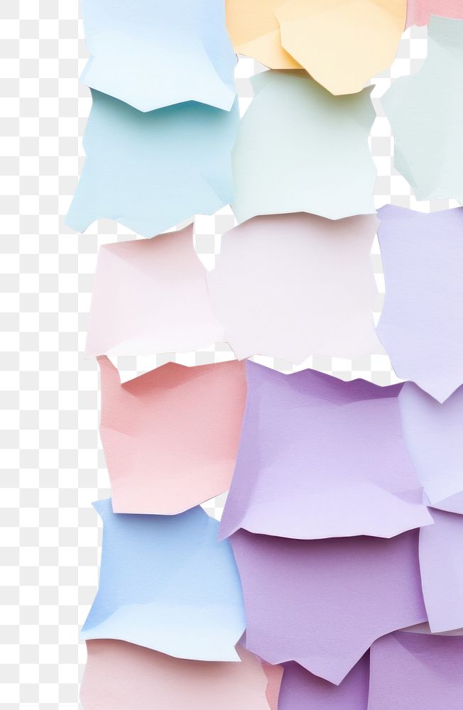PNG Pastel colors border paper with ripped backgrounds white background variation.