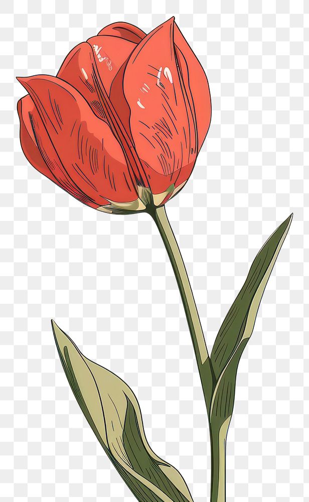 PNG Tulip tulip flower plant.